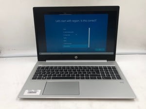 HP PROBOOK 455 G7 128GB LAPTOP.. AMD RYZEN 3 4300U WITH RADEON GRAPHICS, 8GB RAM,: LOCATION - V RACK