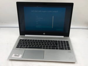 HP PROBOOK 455 G7 128GB LAPTOP.. AMD RYZEN 3 4300U WITH RADEON GRAPHICS, 8GB RAM,: LOCATION - V RACK