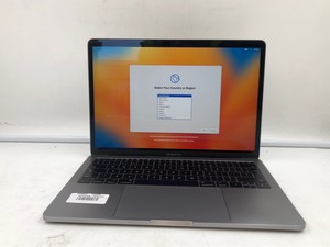 APPLE MACBOOK PRO 256GB SSD LAPTOP: MODEL NO A1708. INTEL CORE I5-7360U, 8GB RAM,: LOCATION - V RACK