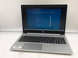 HP PROBOOK 455 G7 128GB LAPTOP.. AMD RYZEN 3 4300U WITH RADEON GRAPHICS, 8GB RAM,: LOCATION - V RACK