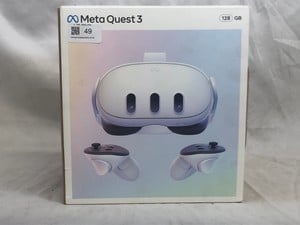 META QUEST 3 128GB V.R HEADSET (RRP - £479): :: LOCATION - A RACK