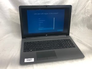 HP 250 G7 NOTEBOOK 128GB LAPTOP: MODEL NO TPN-C135. INTEL CELERON N4020, 8GB RAM, 15.5" SCREEN: LOCATION - B RACK