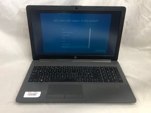 HP 250 G7 NOTEBOOK 128GB LAPTOP: MODEL NO TPN-C135. INTEL CELERON N4020, 4GB RAM, 15.5" SCREEN: LOCATION - B RACK