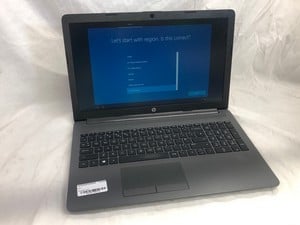 HP 250 G7 NOTEBOOK 128GB LAPTOP: MODEL NO TPN-C135. INTEL CELERON N4020, 8GB RAM, 15.5" SCREEN: LOCATION - B RACK