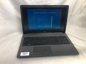 HP 250 G7 NOTEBOOK 128GB LAPTOP: MODEL NO TPN-C135. INTEL CELERON N4020, 8GB RAM, 15.5" SCREEN: LOCATION - B RACK