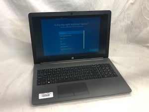 HP 250 G7 NOTEBOOK 128GB LAPTOP: MODEL NO TPN-C135. INTEL CELERON N4020, 8GB RAM, 15.5" SCREEN: LOCATION - B RACK