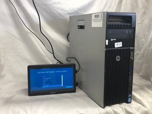 HP Z620 WORKSTATION X2 500GB HDD PC: MODEL NO FCLSA-1102. X2 INTEL XEON E5-2630V2, 32GB RAM,: LOCATION - B RACK