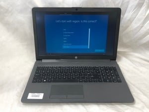 HP 250 G7 NOTEBOOK 128GB LAPTOP: MODEL NO TPN-C135. INTEL CELERON N4020, 8GB RAM, 15.5" SCREEN: LOCATION - C RACK