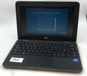 DELL LATITUDE 3190 64GB STORAGE LAPTOP: MODEL NO P26T004. INTEL CELERON N4120, 4GB RAM,: LOCATION - D RACK