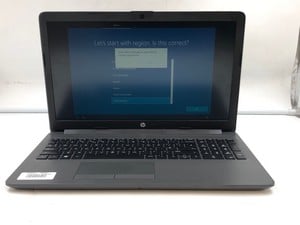 HP 255 G7 NOTEBOOK 128GB  STORAGE LAPTOP: MODEL NO TPN-C136. AMD ATHLON SILVER 3050U, 4GB RAM,: LOCATION - E RACK