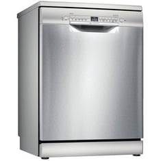 BOSCH SERIES 2 FREESTANDING FULL SIZE DISHWASHER IN SILVER - MODEL NO. SMS2ITI41G/45 - RRP £449