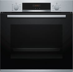 BOSCH SERIES 4 BUILT IN SINGLE OVEN IN STAINLESS STEEL - MODEL NO. HBS573BS0B - RRP £499