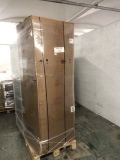 1X PALLET WITH TOTAL RRP VALUE OF £1559 TO INCLUDE 1X 55 CM FRIDGE FREEZER MODEL NO HAE HDW1618DN PD, 1X BOSCH 60 CM FRIDGE FREEZER MODEL NO KGN392LDF G       B2 (TRADE CUSTOMERS ONLY)