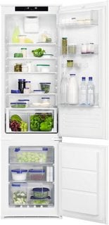 ZANUSSI INTEGRATED FRIDGE FREEZER: MODEL ZNTN19ES1 - RRP £695: LOCATION - D2