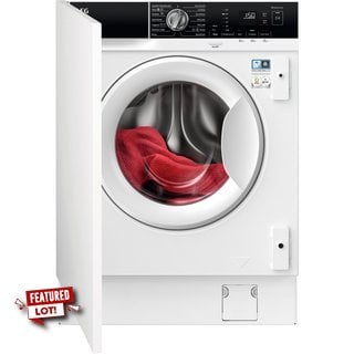 AEG 7000 PROSTEAM BUILT IN CONDENSER WASHER DRYER : MODEL L7WE74634BI - RRP £900: LOCATION - C2