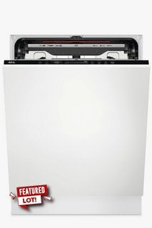 AEG 7000 SERIES BUILT IN GLASSCARE DISHWASHER : MODEL FSE75737P - RRP £779: LOCATION - C3