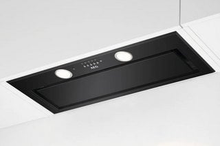 AEG 80CM CANOPY COOKER HOOD: MODEL DGE5861HB - RRP £528: LOCATION - C3