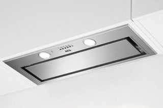 AEG 80CM CANOPY COOKER HOOD: MODEL DGE5861HM - RRP £469: LOCATION - C3