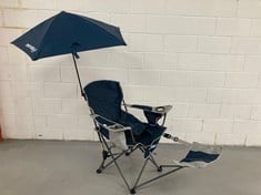 HAMMOCK WITH PARASOL BRAND SPORT BRELLA BLUE COLOUR.