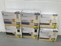 6 X INTEX MATTRESSES INCLUDING STANDARD DURA-BEAM MATTRESSES MEASURING 99CM X 1.91M X 30CM .