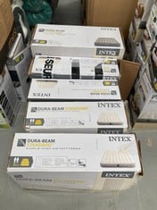 5 X INTEX MATTRESSES INCLUDING DURA-BEAM STANDARD 90CM X 1.91M X 30CM.