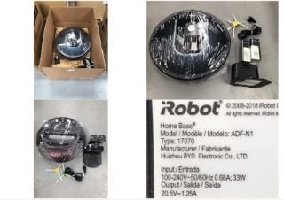 ROBOT HOOVER ROOMBA MODEL ADF - N1 BLACK COLOUR.