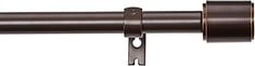 33 X CURTAIN ROD WITH END CAPS,91,4-183 CM. CM, DARK BRONZE.