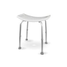 2 X MOBICLINIC®, SAN FERMÍN, SHOWER CHAIR, BATH STOOL, SPANISH BRAND, ORTHOPAEDIC, ALUMINIUM, ADJUSTABLE HEIGHT, BACKREST, ARMRESTS, NON-SLIP MATS, SHOWER STOOL FOR THE ELDERLY.