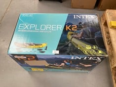 INTEX ADULT INFLATABLE KAYAK EXPLORER K2 FOR 2 PERSONS (68307).