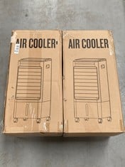 2 X AIR COOLER FANS AIR COOLER WHITE COLOUR MODEL RFS - 18R .