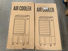 2 X PORTABLE AIR COOLER FANS AIR COOLER WHITE COLOUR MODEL RFS - 18R .