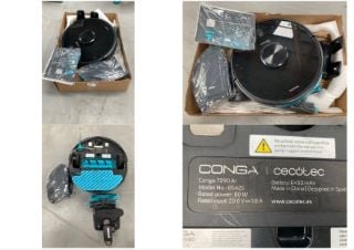 ROBOT HOOVER CONGA CECOTEC MODEL 7090 AI BLACK COLOUR.