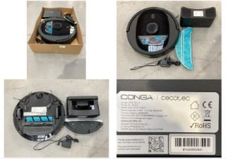 ROBOT HOOVER CONGA CECOTEC BLACK COLOUR MODEL 5290 ULTRA .