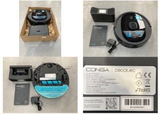 ROBOT HOOVER CONGA CECOTEC BLACK COLOUR MODEL 5290 ULTRA .