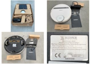 ROBOT HOOVER ECOVACS ROBOTICS DEEBOT MODEL DE5G WHITE COLOUR.