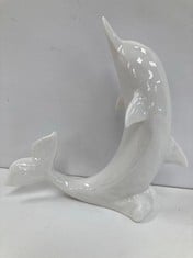 50 X CERAMIC DOLPHIN FIGURINE .