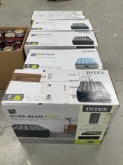 5 X DURA BEAM PLUS INTEX MATTRESSES VARIOUS MODELS INCLUDING 42CM 1 PERSON .