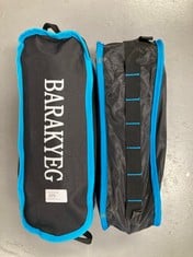 2 X DETACHABLE CAMPING CHAIRS WITH CARRYING BAG .