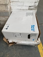 2 X ROCA NEXO WALL HUNG 1 TAP HOLE BASIN 600 X 475MM - MODEL NO. 327641000 - TOTAL LOT RRP £356 (ZONE 3) (KERBSIDE PALLET DELIVERY)