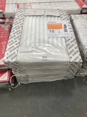 4 X STELRAD COMPACT TYPE P+ RADIATOR IN WHITE APPROX 600 X 500MM - RRP £109 (ZONE 3) (KERBSIDE PALLET DELIVERY)