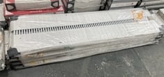 4 X MYSON PREMIER HE TYPE 11 RADIATOR IN WHITE APPROX 530 X 1962MM - PRODUCT CODE. 21-SC-77 - RRP £395 (ZONE 3) (KERBSIDE PALLET DELIVERY)