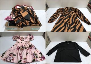 BOX OF WOMEN'S DESIGNER CLOTHING VARIOUS SIZES