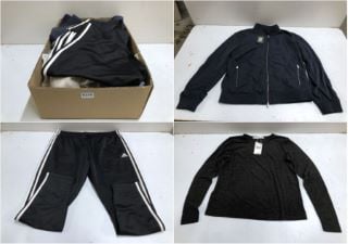 BOX OF MEN'S DESIGNER CLOTHING VARIOUS SIZES