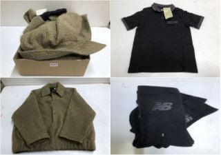 BOX OF MEN'S DESIGNER CLOTHING VARIOUS SIZES