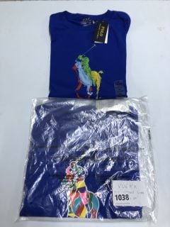 2 X CHILDREN'S TOPS TO INC RALPH LAUREN T SHIRT - SIZE S 8