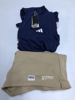 3 X DESIGNER CLOTHING ITEMS TO INC NEW BALANCE BEIGE SHORTS - SIZE XL