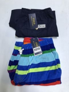 2 X POLO RALPH LAUREN SHORTS - SIZE M 10 - 12