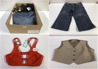 BOX OF WOMEN'S DESIGNER CLOTHING VARIOUS SIZES