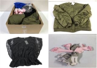 BOX OF WOMEN'S DESIGNER CLOTHING VARIOUS SIZES