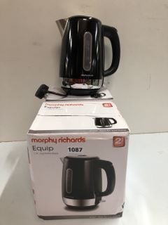 3 X MORPHY RICHARDS EQUIP 1.7 LITRE JUG KETTLE BLACK